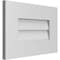 Ekena Millwork Vertical Surface Mount PVC Gable Vent: Non-Functional, w/ 3-1/2"W x 1"P Standard Frame, 18"W x 12"H GVPVE18X1201SN - alternate 2